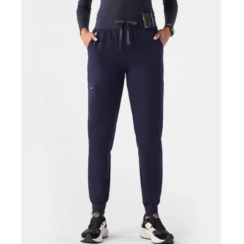 FIGS Zamora Jogger Scrub Pants Medium Navy Blue
